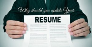 importance of resume update